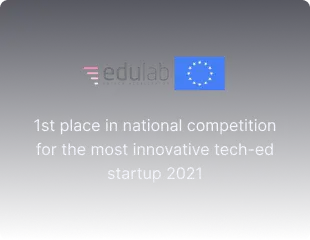 Edulab 1st place in the national competition for the most innovative tech-ed startup 2021